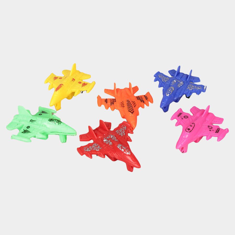 Aircraft Pull Back Plane 6 Pcs., , large image number null