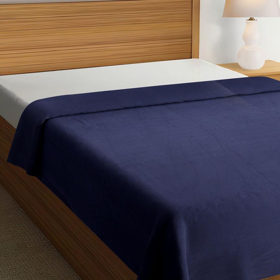 Blue Microfiber Blanket, , large image number null