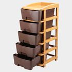 5-Tier Plastic Multi-Drawer Organizer, , small image number null