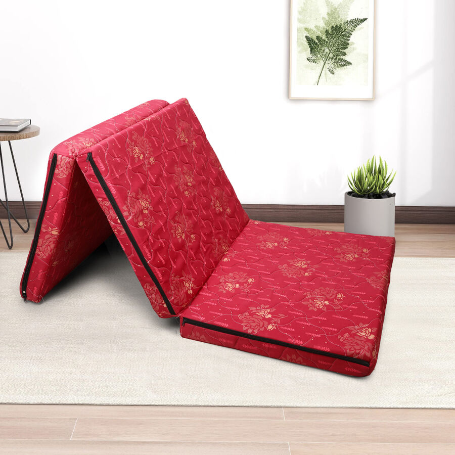 Red Polyester Mattress, , large image number null