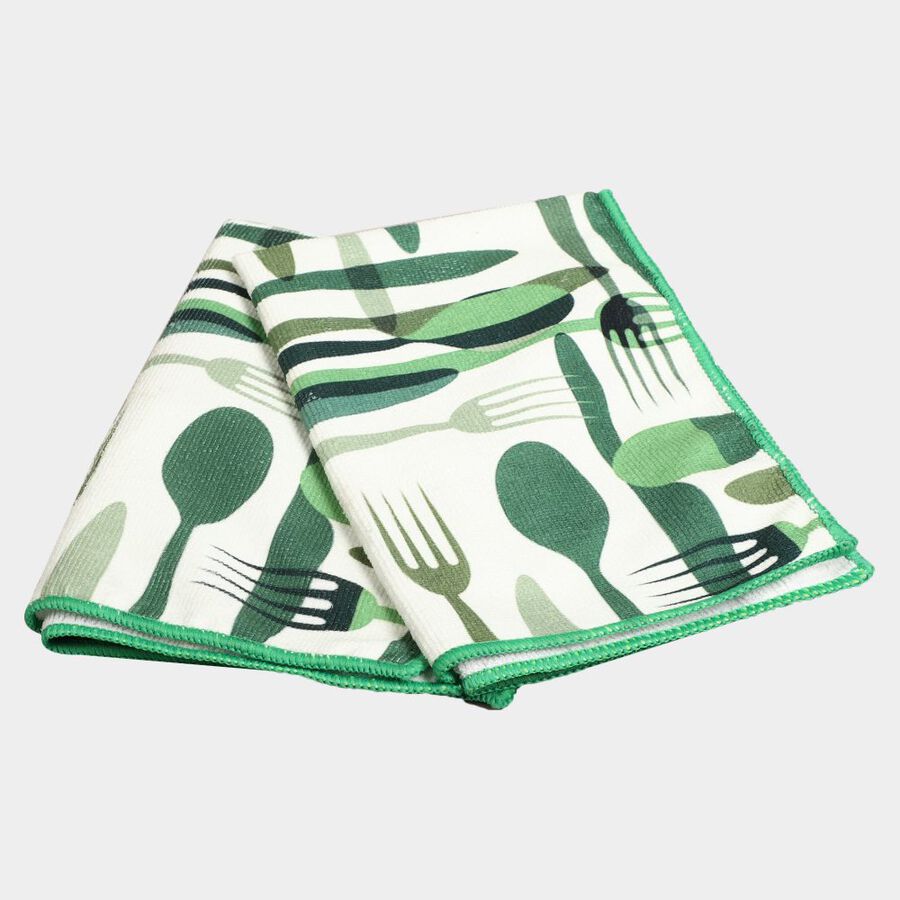 2 Microfiber Kitchen Napkins, , large image number null