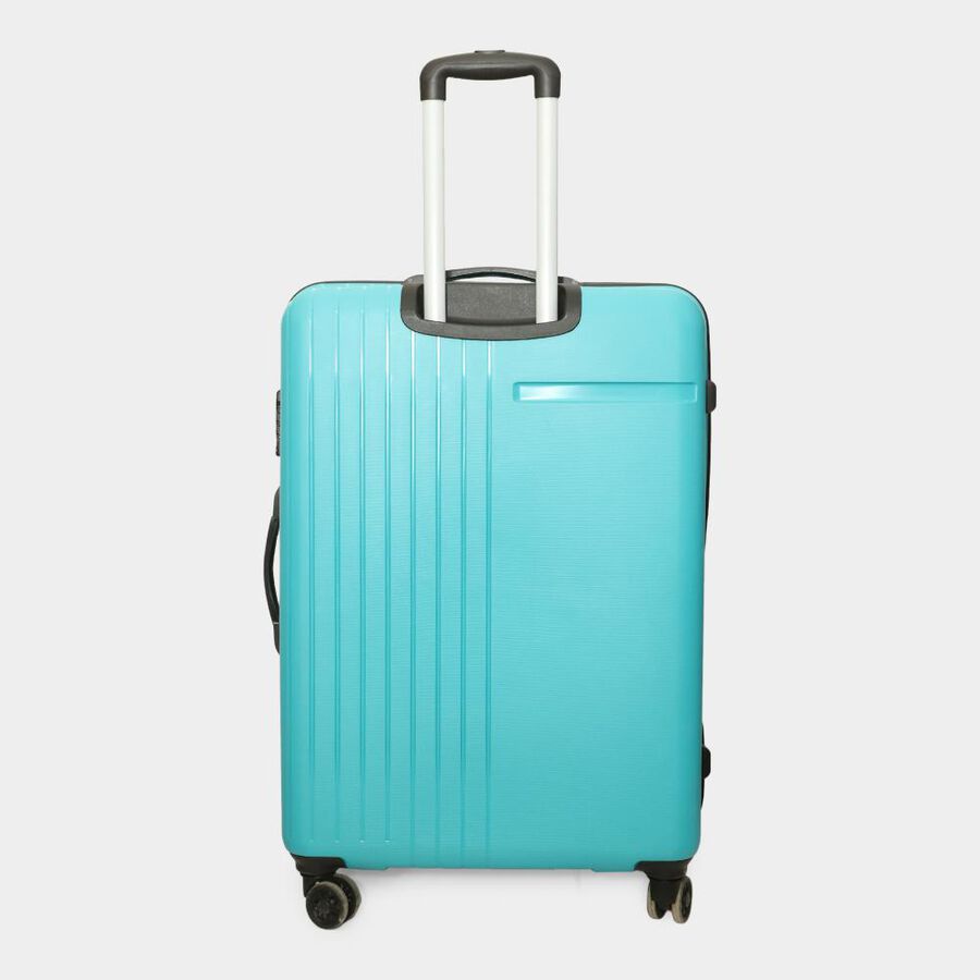 8-Wheel Light Blue Polypropylene Hard Case Trolley, Large, , large image number null