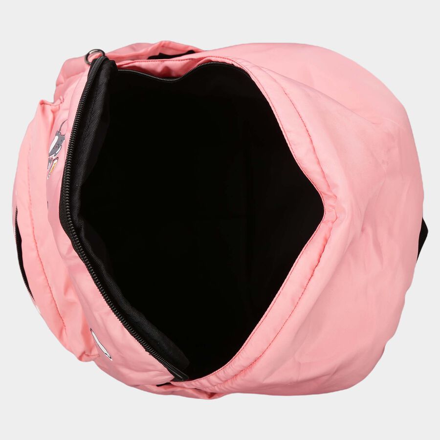 Women's Peach Polyurethane Backpack, , large image number null