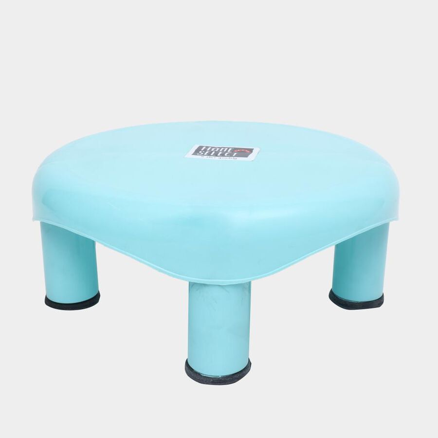 Light Green Plastic Bath Stool, , large