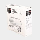24 Pcs. Steel Dinner Set, , small image number null