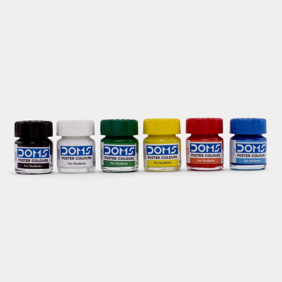 6 Shades Poster Colour Set, , large image number null