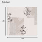 120 GSM White Microfiber Double Bedsheet, , small image number null