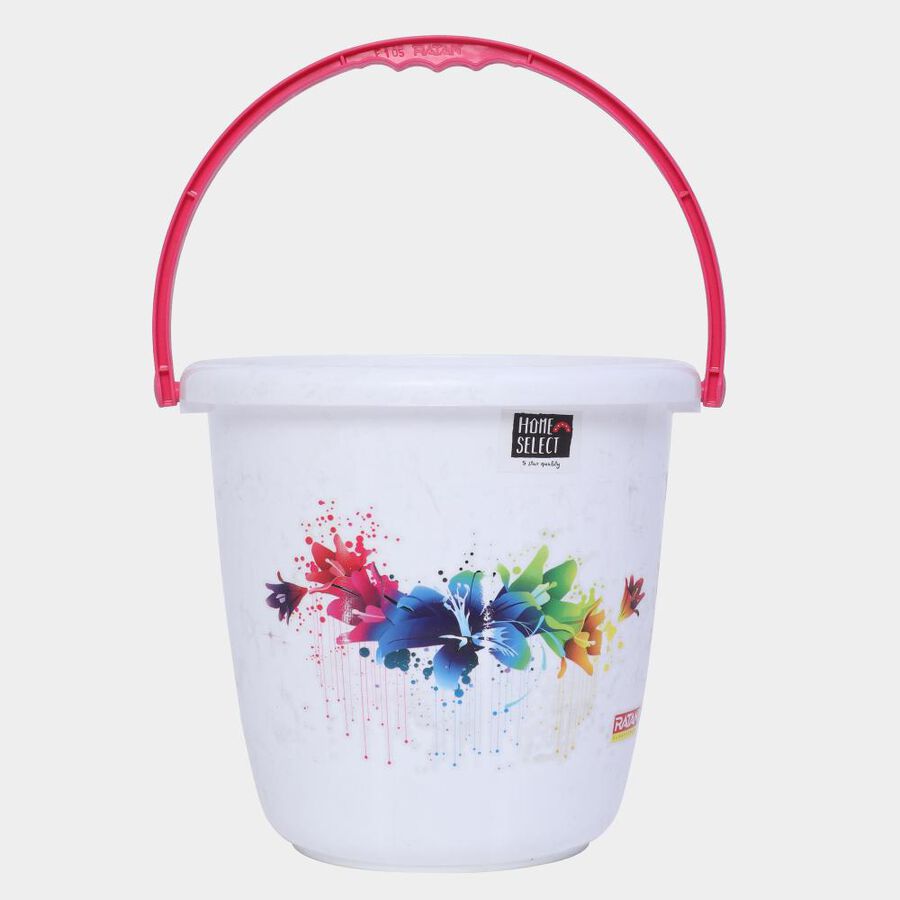 5 L Plastic Bucket (Color/Design May Vary), , large image number null