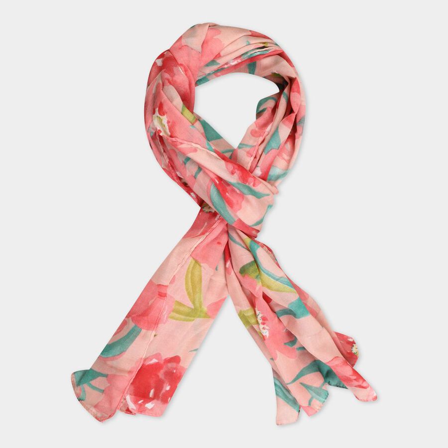 Women's off-White Viscose Scarf, , large image number null