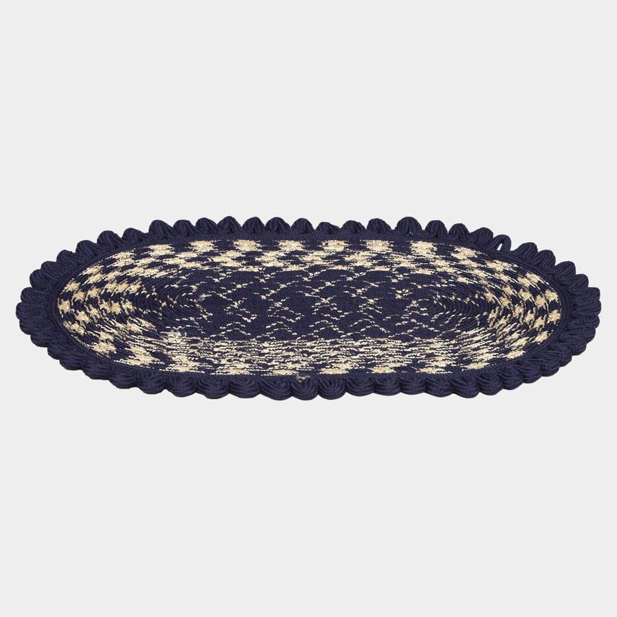 Blue Polyester Door Mat, , large