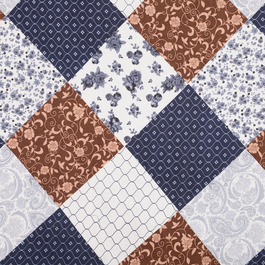 Blue Microfiber Single Bedsheet, , large image number null