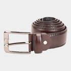 Men's Brown Polyurethane Casual Belt, , small