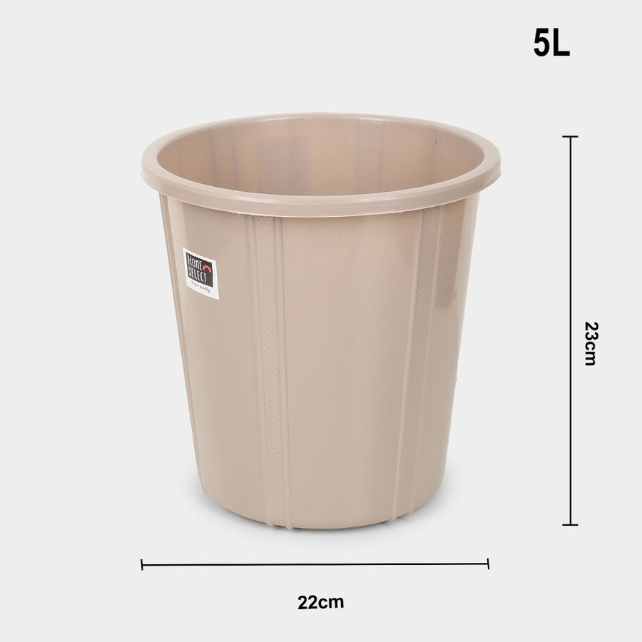 5L Plastic Dustbin, , large image number null