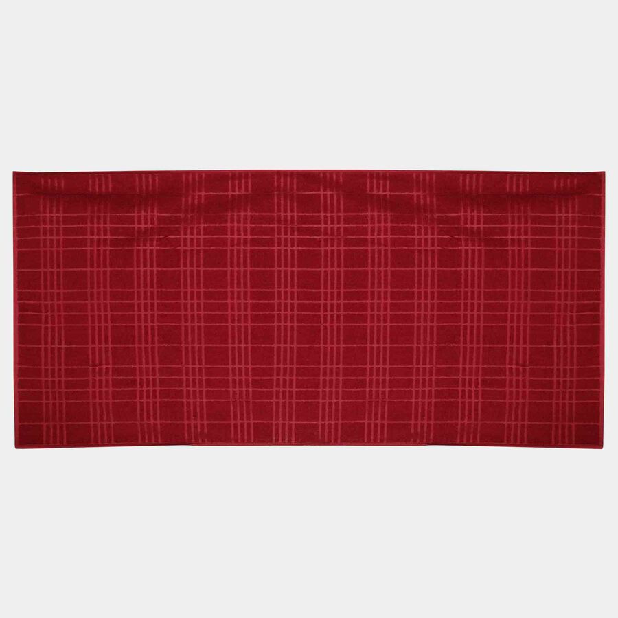 210 GSM Maroon Microfiber Bath Towel, , large image number null