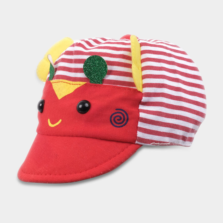 Kids' Red Fabric Cap, , large image number null