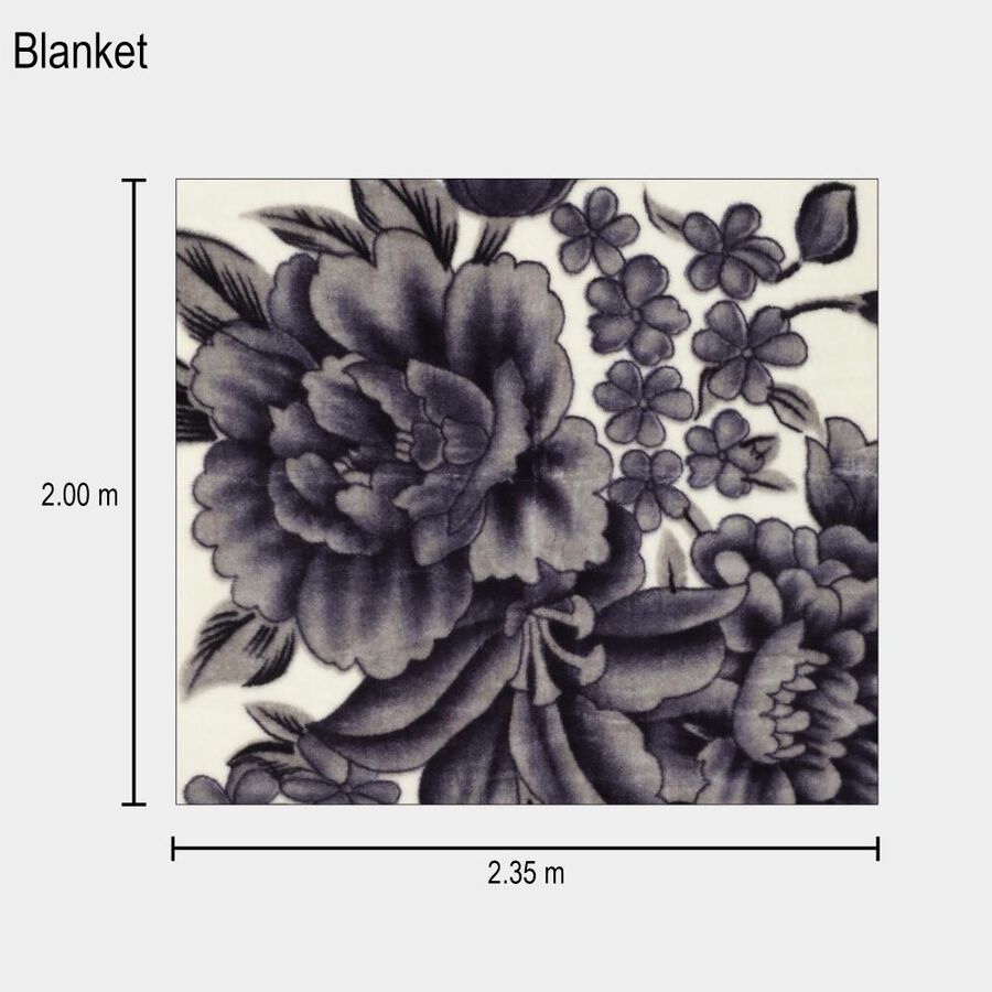  White Microfiber Blanket, , large image number null