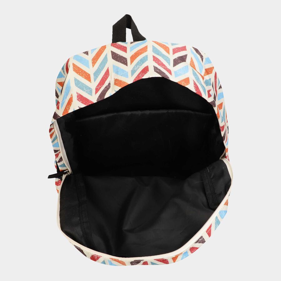 Women's Printed Fabric Backpack, , large image number null