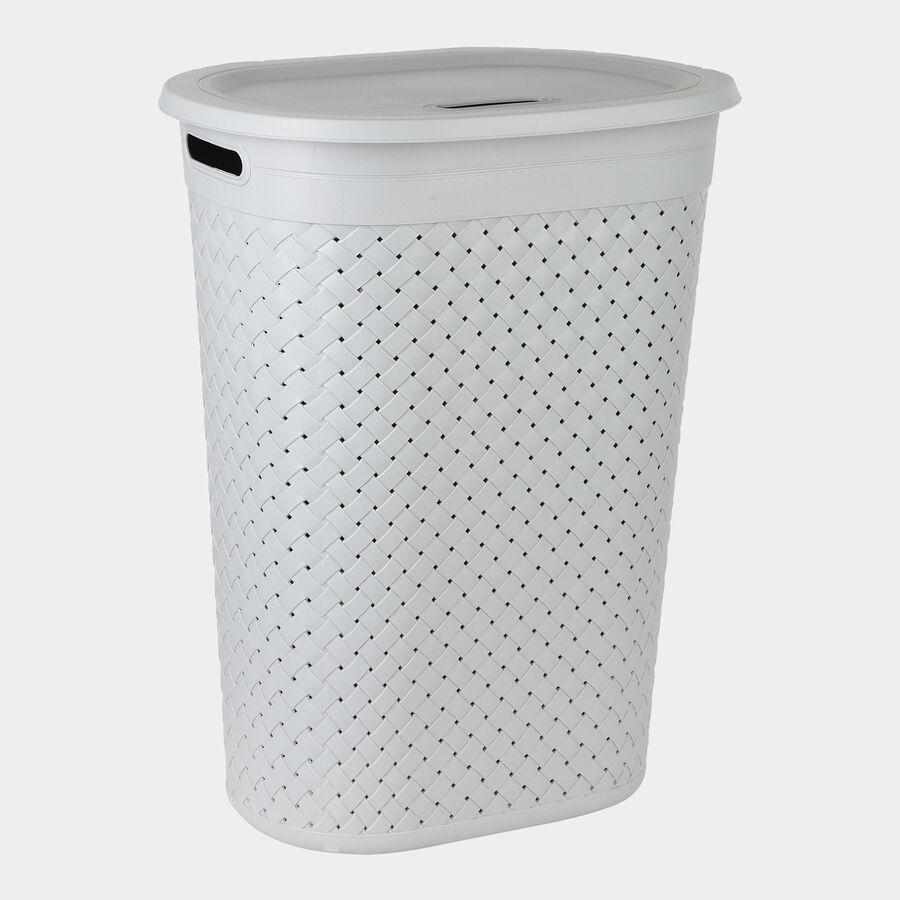 54 L Plastic Laundry Basket, , large image number null