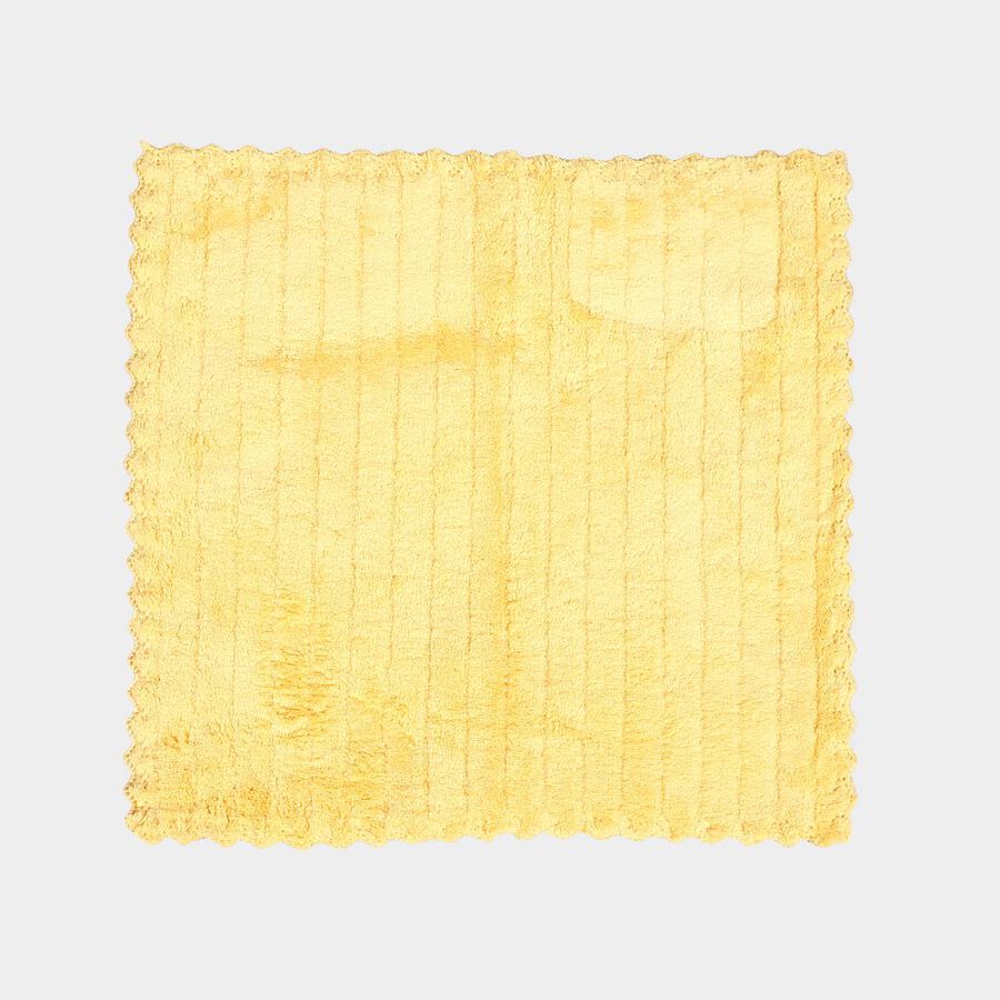 270 GSM Yellow Microfiber Face Towel, , large