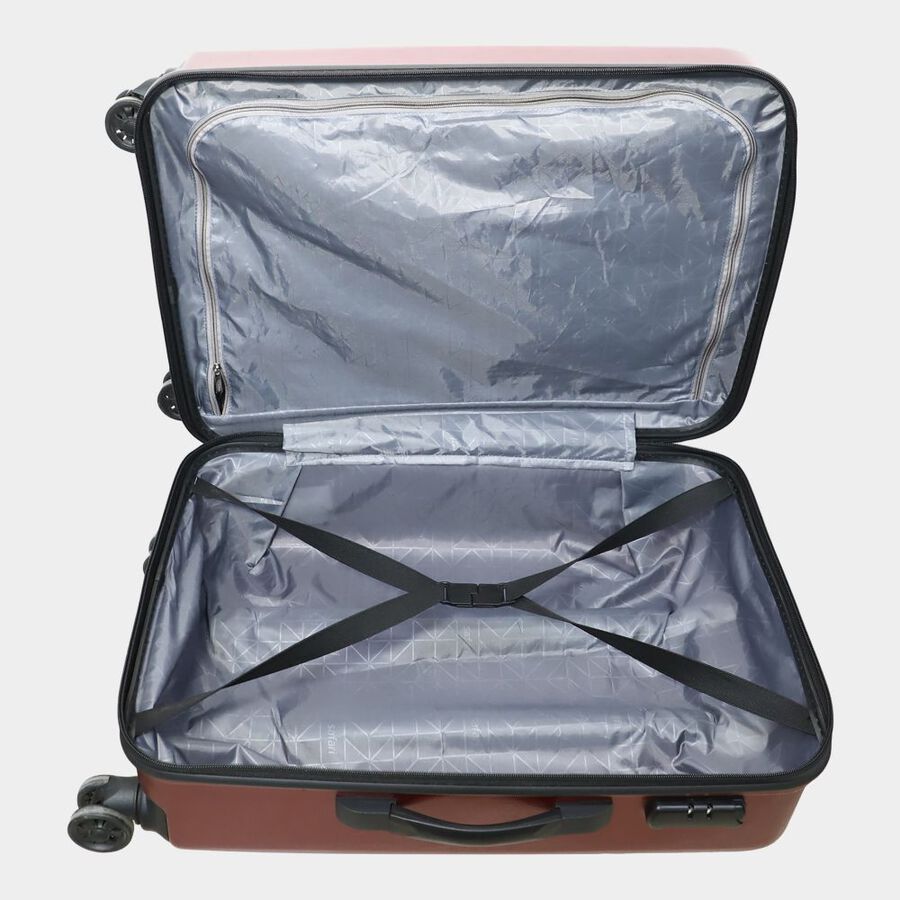 8-Wheel Wine PVC Matee Hard Case Trolley, Medium, , large image number null