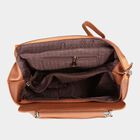Women's Tan Polyurethane Tote Bag, , small image number null