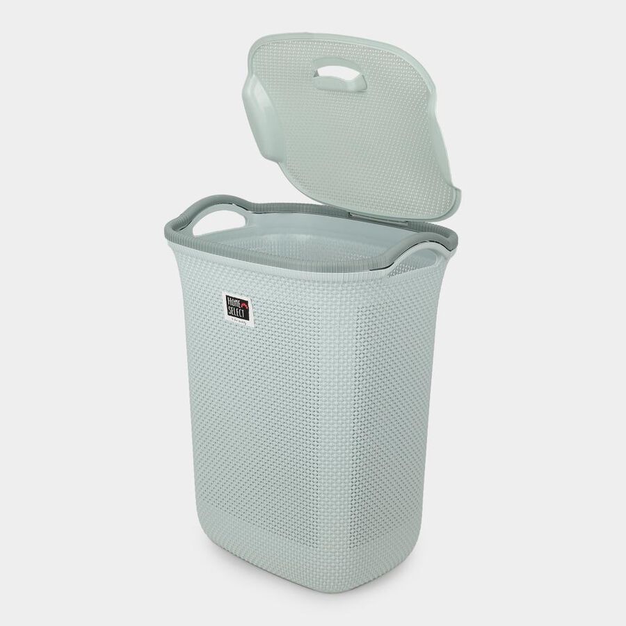 54L Plastic Laundry Basket, , large image number null