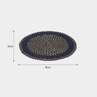 Blue Polyester Door Mat, , small image number null