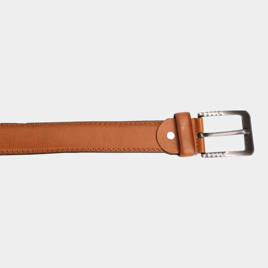 Men's Tan Polyurethane Casual Belt, , large