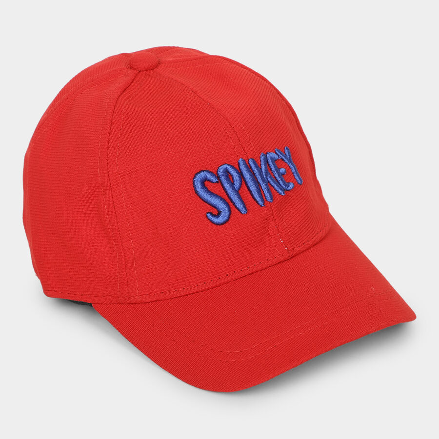 Kids Red Fabric Cap, , large image number null