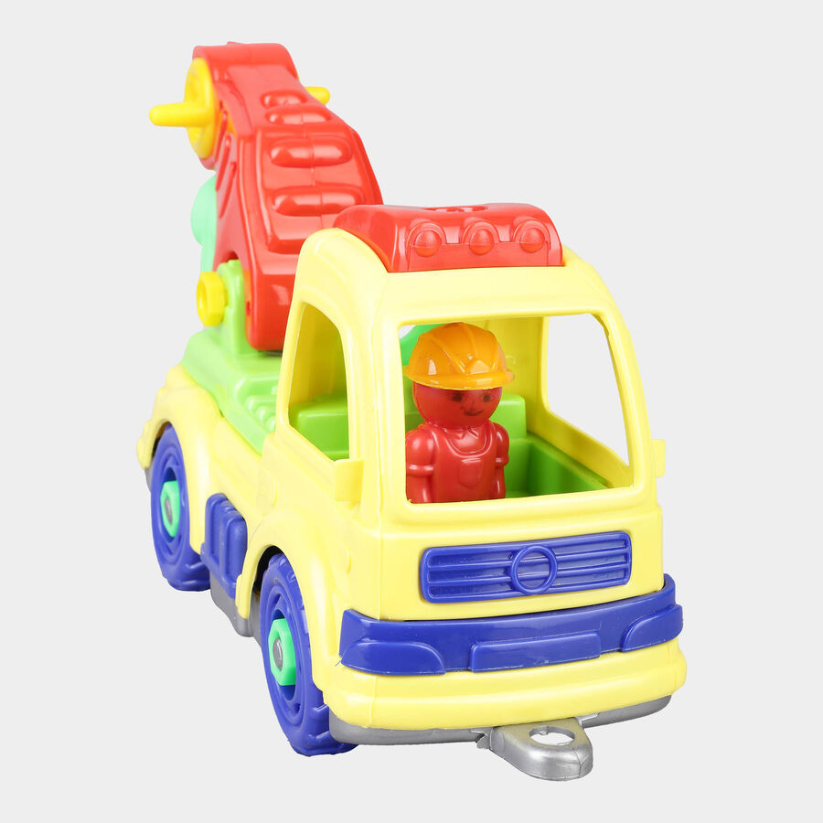 1 Crane Or Dumper Or Plastic Mixer Play Set , , large image number null