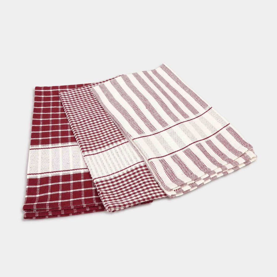 Set Of 3 Cotton Kitchen Napkin, , large image number null