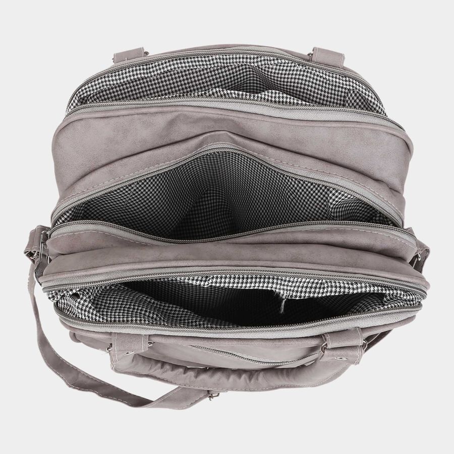 Women's Medium Polyurethane Bucket Bag , , large image number null