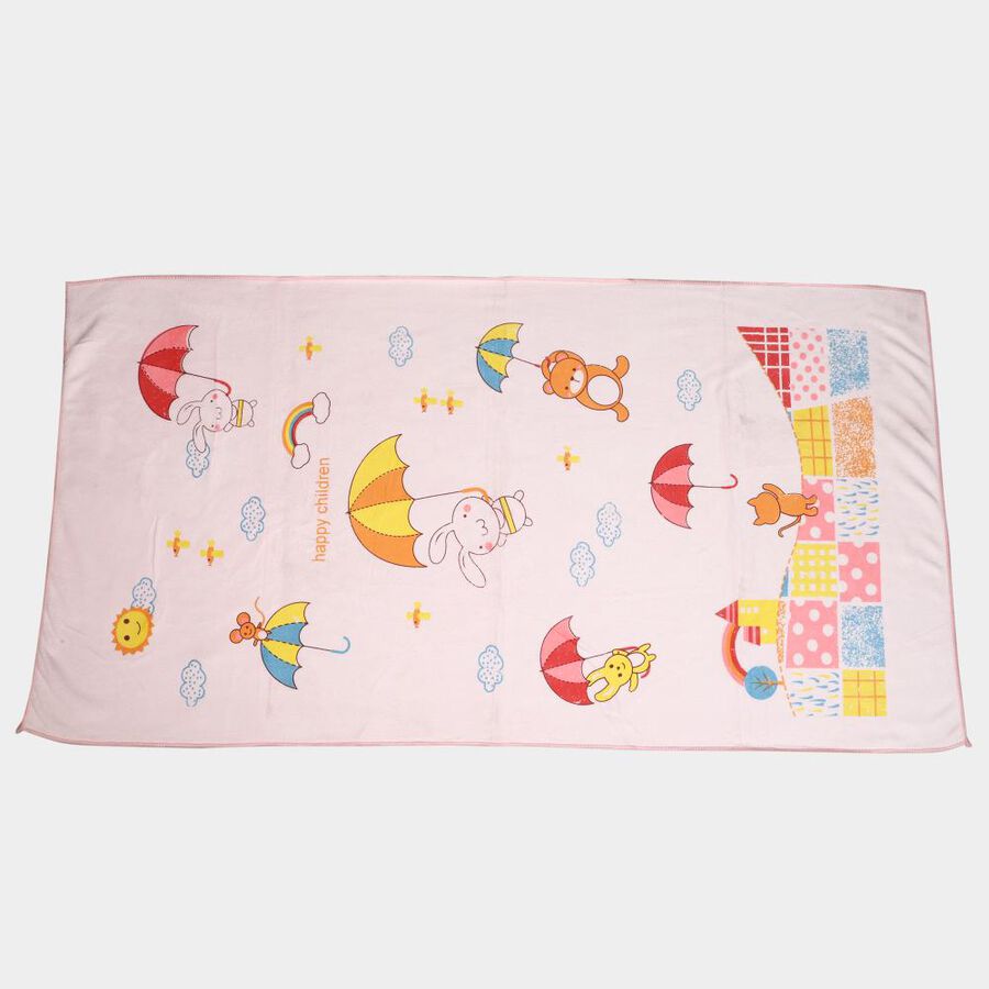 380 GSM Pink Microfiber Baby Towel, , large