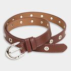 Women's Brown Polyurethane Belt, , small image number null