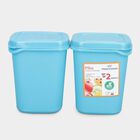 एयर-टाइट प्लास्टिक कंटेनर, 2 का सेट, 850 ml X 2, , small image number null