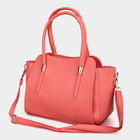 Women's Polyurethane Satchel, Medium Size, , small image number null