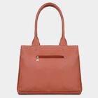 Women's Dark Tan Polyurethane Hand Bag, , small image number null