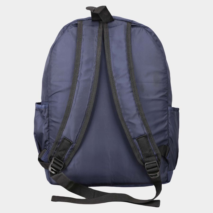 Women's Blue Polyurethane Backpack, , large image number null