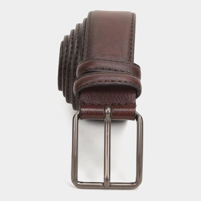 Men's Brown Polyurethane Casual Belt