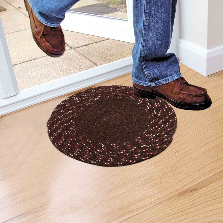 Brown Polyester Door Mat, , large image number null