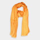Women's Mustard Polyester Scarf, , small image number null