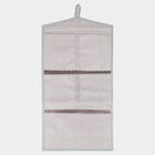 Beige Polyester Cotton Wall Hanging Organiser, , small image number null
