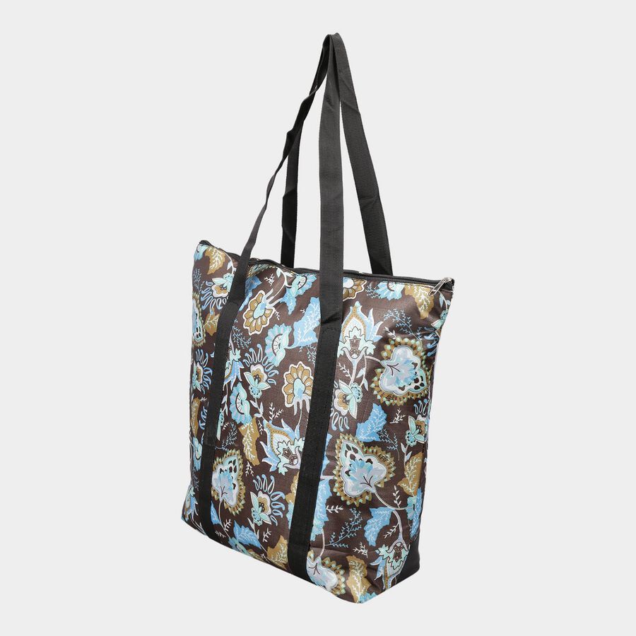 Brown Fabric-Polyester Bag, , large image number null