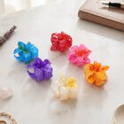 Kid's Aqua Metal-Plastic Hair Clips, , small