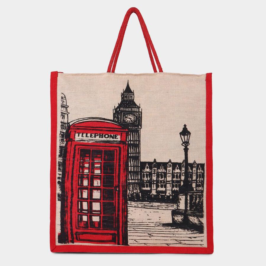 Red Jute Bag, , large image number null