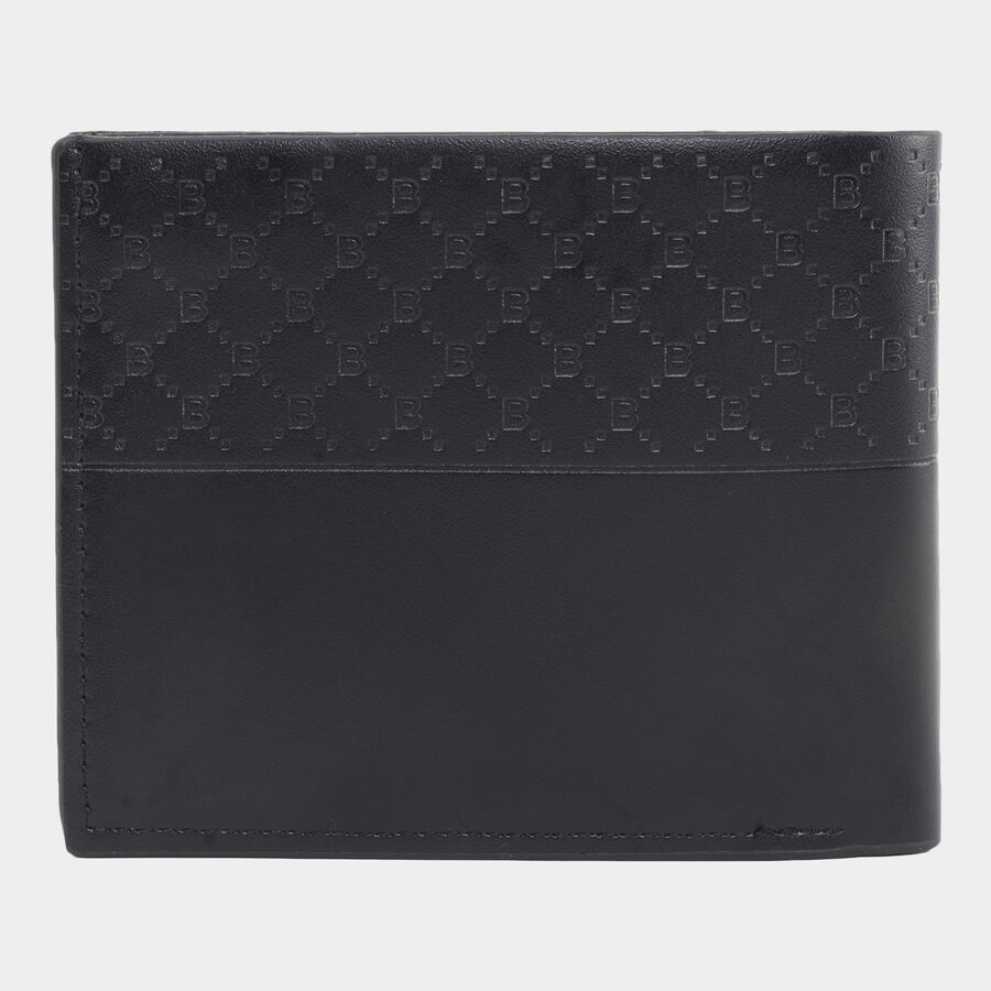 Men PU Black Wallet, , large image number null
