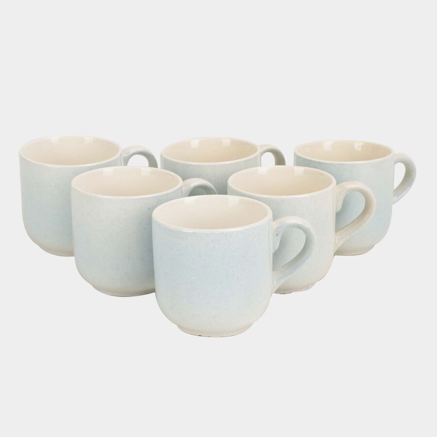 120 ml Stoneware Cup, Set of 6, , large image number null