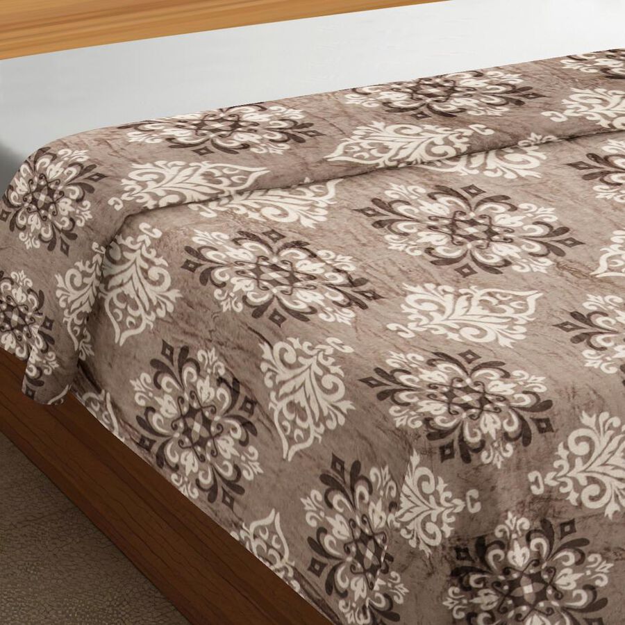 Brown Microfiber Blanket , , large image number null