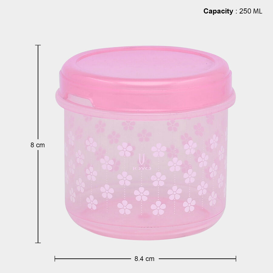 Air-Tight Plastic Container, Set of 4 - 250 ml | 500 ml | 1 L | 2 L, , large image number null
