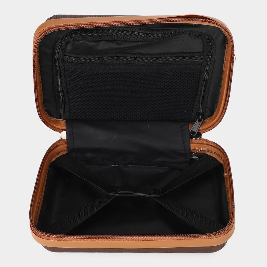Brown Pvc Handy Pouch, , large